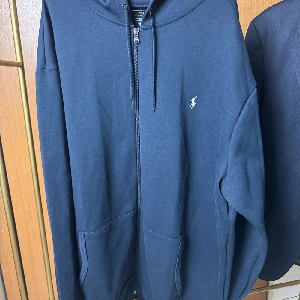 Polo by Ralph Lauren Men's Blue Hoodie Sweater